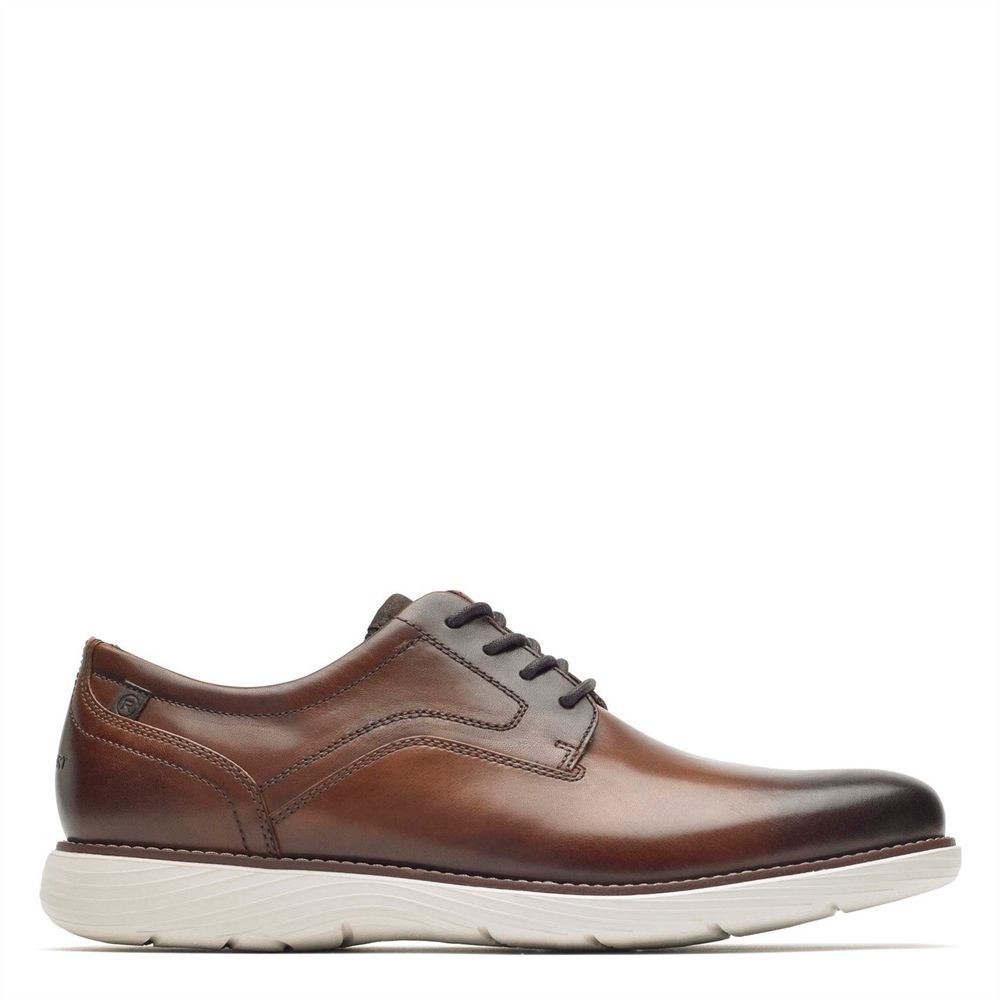 Sapatos Oxford Homem Rockport Garett Marrom,Portugal KRUCX-8274